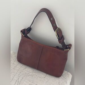 Coach Vintage Brown Leather Shoulder Bag | Great Condition